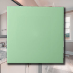 Azulejo Color sólido verde Celadon   Clásica   Elegante