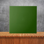 Azulejo Color sólido verde clásico minimalista #245501<br><div class="desc">Navidades clásicos minimalistas Color sólido verde #245501</div>