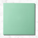 Azulejo Color sólido verde de la marea<br><div class="desc">Color sólido verde de la marea</div>