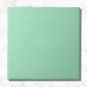 Azulejo Color sólido verde de la marea