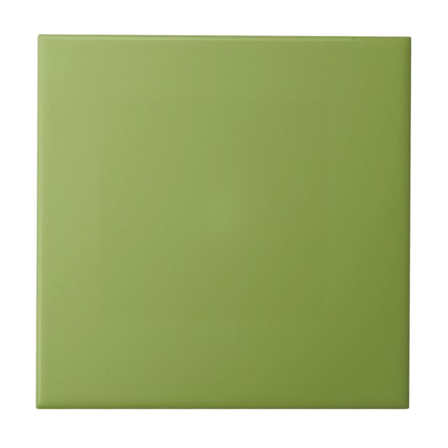 Azulejo Color sólido verde limón moderado (Frente)