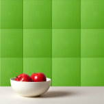 Azulejo Color sólido verde manzana<br><div class="desc">Color sólido verde claro de manzana.</div>