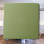 Azulejo Color sólido verde mosca | Clásica | Elegante<br><div class="desc">Color sólido verde mosca | Clásica | Elegante | Trendy | Elegante | Regalo</div>