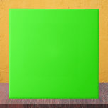 Azulejo Color sólido verde neón<br><div class="desc">Color sólido verde neón. Un color vibrante y llamativo que evoca energía, emoción y crecimiento. Ideal para los que buscan hacer una declaración. Este color vívido y versátil tiene un ambiente moderno y acogedor. Su luminoso y enérgico ambiente hará que la impresión sea duradera.</div>