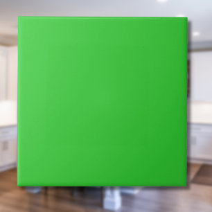 Azulejo Color sólido verde neón   Clásica   Elegante