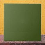 Azulejo Color sólido verde oscuro de mosaico<br><div class="desc">Color sólido verde oscuro de mosaico</div>