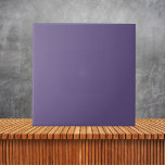 Azulejo Color sólido violáceo púrpura minimalista<br><div class="desc">Color violáceo minimalista violeta africano</div>