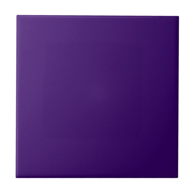 Azulejo Color sólido violeta profundo (Frente)