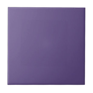 Azulejo Color sólido violeta profundo   #634e89
