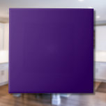 Azulejo Color sólido violeta profundo | Clásico Elegante<br><div class="desc">Color sólido violeta profundo | Clásica | Elegante | Trendy | Elegante | Regalo</div>