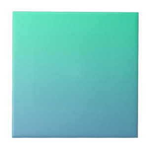 Azulejo Color Verde Azul