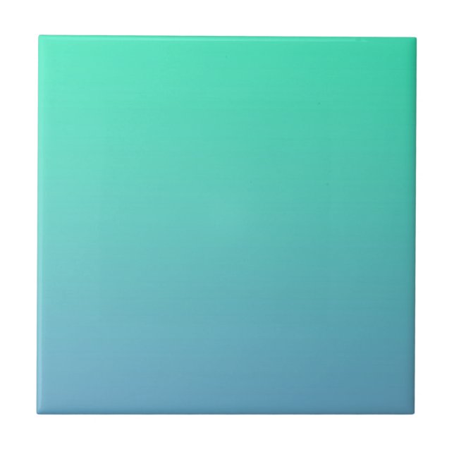 Azulejo Color Verde Azul (Frente)
