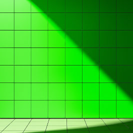 Azulejo Color verde claro (decoración de pared brillante) 