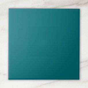 Azulejo Color Verde Teal Oscuro Sólido