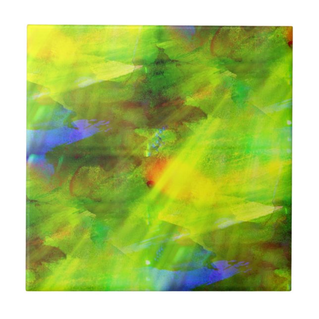 Azulejo coloree el verde inconsútil abstracto del fondo, (Frente)
