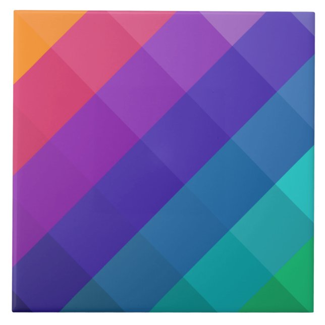 Azulejo Colores cúbicos (Frente)