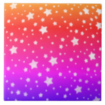 Colores de Arcoíris con Estrellas