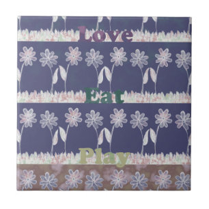 Azulejo Colores de baby shower azul amor