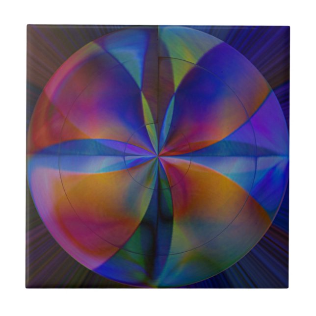 Azulejo Colores de mariposa (Frente)