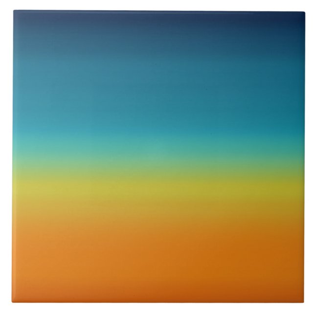 Azulejo Colores del Atardecer del Sudoeste (Frente)