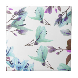 Azulejo Colores Pastel Flores Bougainvillea