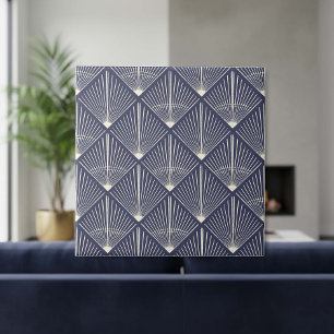 Azulejo Colores personalizados Art Déco líneas de ventilad