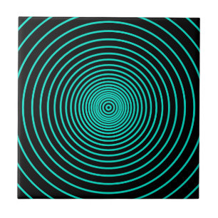 Azulejo Colores personalizados Cerámica Tile Turquoise Cír