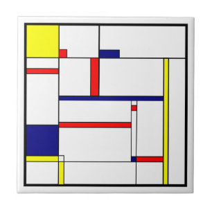 Azulejo Colores primarios y formas