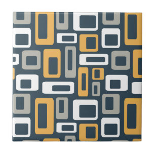 Azulejo Colorful Mid Century style shapes