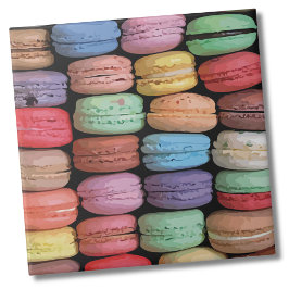 Azulejo Colorida Cocina Cute Macaron Francés