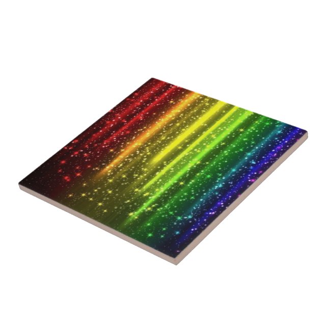 Azulejo Coloridas Líneas Flare Cerámica Tile Hermosas Luce (Lado)