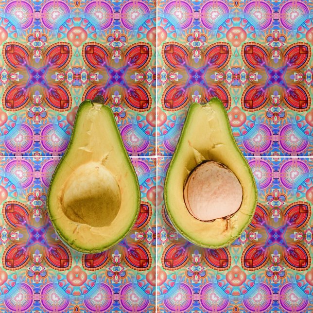 Azulejo Colorido arte fractal hippie kaleidoscópico (Subido por el creador)