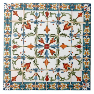 Azulejo Colorido, marroquí,mosaico,