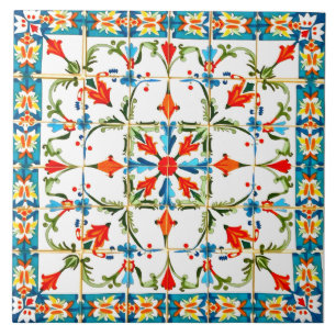 Azulejo Colorido, marroquí,mosaico,