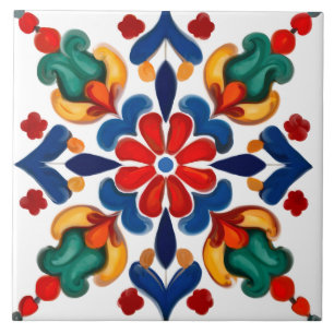 Azulejo Colorido, mediterráneo, mosaico,