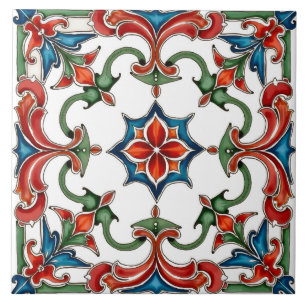 Azulejo Colorido, mediterráneo, mosaico,