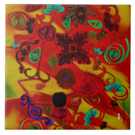 Azulejo Colorido mosaico cerámico