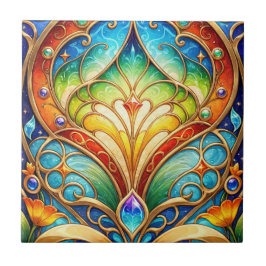 Azulejo Colorido mosaico de cerámica árabe
