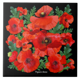 Azulejo Coloridos lapachos rojos