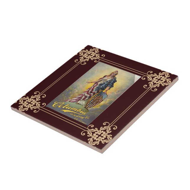 Azulejo Columbia Brewing Co. Poster (Lado)