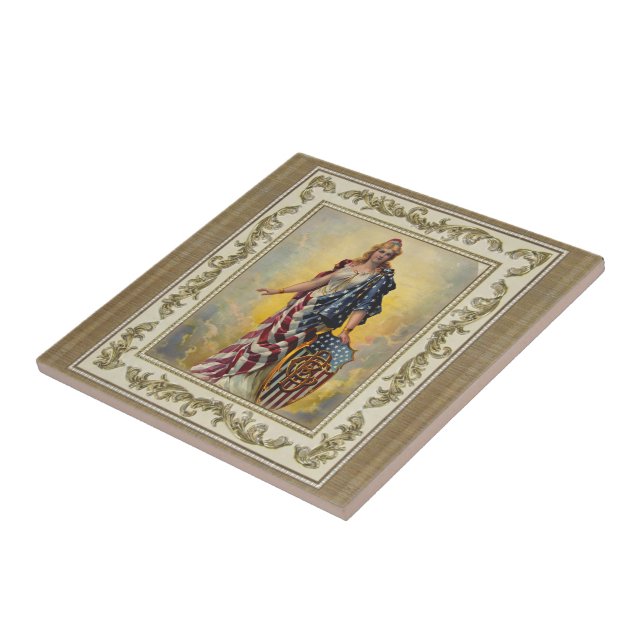 Azulejo Columbia Brewing Co. Poster Ceramic Tile (Lado)