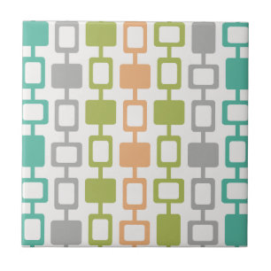 Azulejo Columnas cuadradas modernas de medio siglo