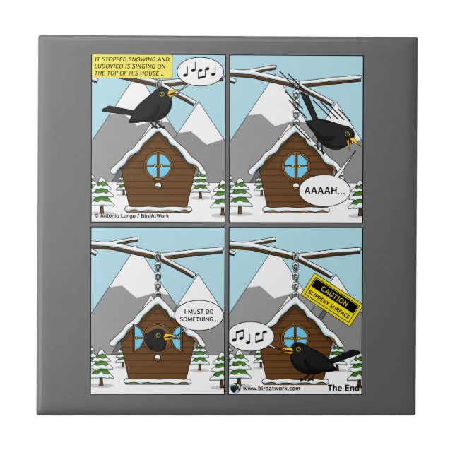 Azulejo Comedia de seguridad (Frente)