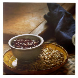 Azulejo Comida - Café - Fresco asado