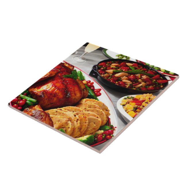 Azulejo Comida de celebración (Lado)