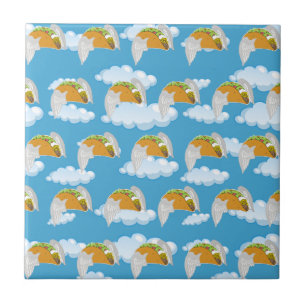 Azulejo Comida Mexicana Divertida Amante De Tacos Humor De