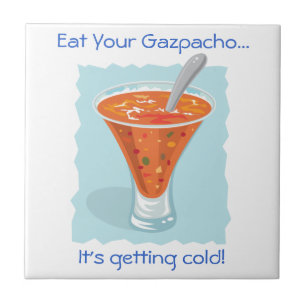 Azulejo Comida para Thought_Eat su Gazpacho