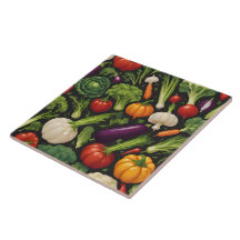 Comida saludable Feliz Colección de Verduras