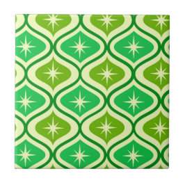 Azulejo Comienza La Retro De Mediados Del Siglo Sobre El P