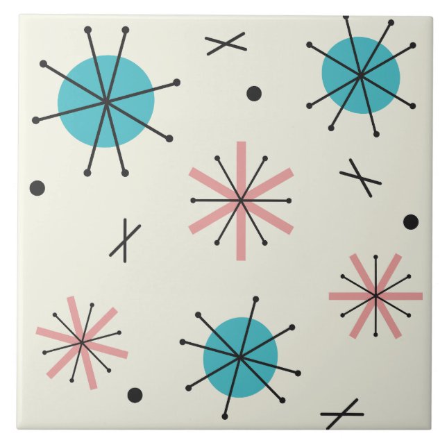 Azulejo Comienzos de planetas de la era atómica (Frente)